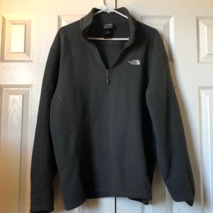 North Face gray fleece pullover